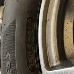13インチ　ホイール付き　スタッドレスタイヤ　の画像