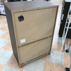 【ｼﾞｬﾝｸﾞﾙｼﾞｬﾝｸﾞﾙ金沢店】  食器棚  ダークブラウン/木目調 W60×D40×H89 クリーニング済み												の画像