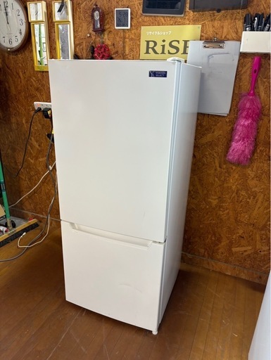 H2508 YAMADA SELECT ヤマダセレクト　 117L 2020年　2ドア冷蔵庫　パッキン一部変色、破れあり