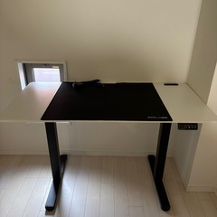 昇降デスク　電動　ゲーミングデスクの画像