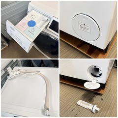 【超美品‼️】ハイアール 2024年製 12.0kgドラム式洗濯機 アイト 洗濯機 洗剤･柔軟剤自動投入 ホワイト♪の画像