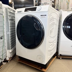 【超美品‼️】ハイアール 2024年製 12.0kgドラム式洗濯機 アイト 洗濯機 洗剤･柔軟剤自動投入 ホワイト♪の画像