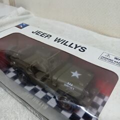 アメリカ軍　Jeepミニカー　32分の1スケールの画像
