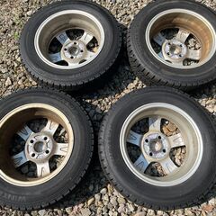 スタッドレスタイヤ 165/70R14 WINTERMAX ヴィッツ　純正ホイール　の画像