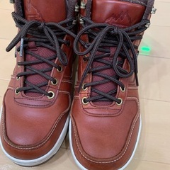 VANS ブラウン ハイカットスニーカーの画像