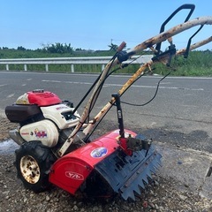 ヤンマー　管理機 耕運機　一軸正逆ロータリー 4馬力　MRT40RZ 家庭菜園 耕うん幅約460mm 抵抗棒 ポチ　iスタート　デフロック　宮崎　簡易始動動画ありの画像