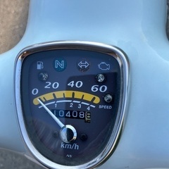 ☆ 即乗り　美車　ホンダ　リトルカブ　ＰＧＭーFI    セル付き　４速　プコブルー　走行 10408Ｋ  キック　セル1 回始動　女性１オーナー　登録できますの画像