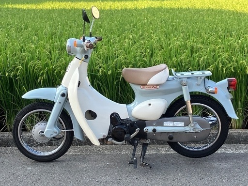 完売御礼☆ 即乗り　美車　ホンダ　リトルカブ　ＰＧＭーFI    セル付き　４速　プコブルー　走行 10408Ｋ  キック　セル1 回始動　女性１オーナー　登録できます