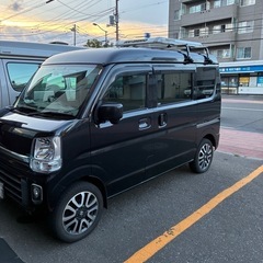ミニキャブ17Vちょいアゲ！車中泊ベッドキット装備　ヒッチメンバ...