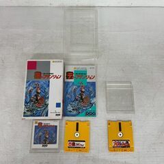 魔洞戦紀 ディープダンジョン ファミコン ベースボール セット テレビゲーム ディスクシステム ディスクカード プロレス A0266の画像