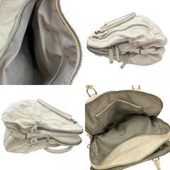 現状品 TOD’S トッズ トートバッグ レザートートバッグ ホワイト [1000025411781]の画像