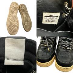 186000 NIKE ナイキ AIR FORCE 1 Premium HIGH PREMIUM 386161-005  S 28 ブラック メンズ [1000027782100]の画像