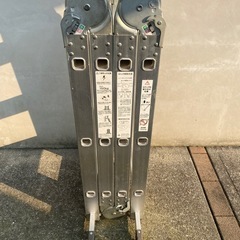 多機能アルミはしご / 3.4m / 万能はしご/脚立/足場/マルチラダー / プレート2枚付き / 耐荷重150kg / 多機能はしご 中古の画像