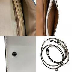 186000 現状品 COACH コーチ ティーローズ スタッズ 花柄 ショルダーウォレット 66670  ホワイト　/グローブレザー レディース [1000025374741]の画像