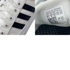 186000 新品未使用 adidas アディダス ADIDAS ブラヴァーダ LEW06 GY2277  24.5 ホワイト ローカット/キャンバス レディース [1000025382791]の画像
