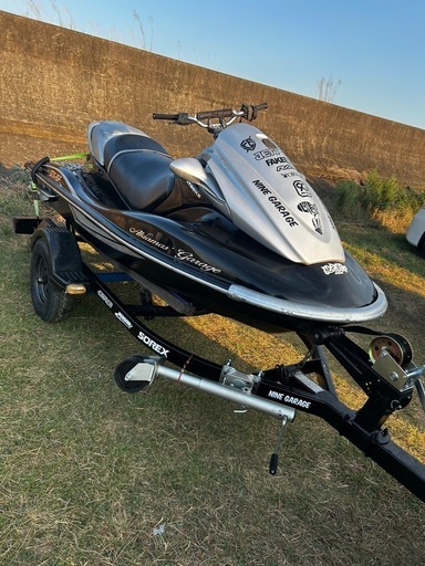 水上バイク Stx-15F トレーラーセット　定期検査、車検満タン