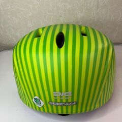 【中古雑貨】子供用品　ヘルメット　緑の画像