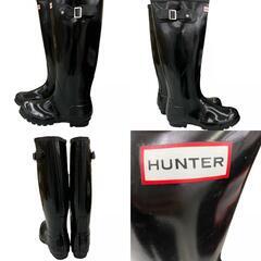 186000 HUNTER ハンター レインブーツ ブラック レディース [1000027782155]の画像