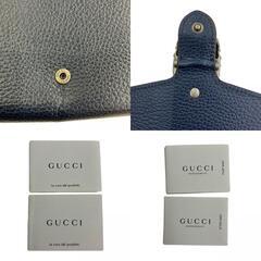現状品 GUCCI グッチ ディオニュソス ショルダーバッグ　チェーンウォレット　財布 401231  ネイビー レディース [1000025374710]の画像
