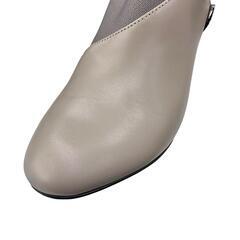 186000 ISSEY MIYAKE イッセイミヤケ ISSEY MIYAKE UNITED NUDE コラボ・Wrap Bootie Mid Taupe 1.02381E+11  グレー/レザー レディース [1000023933254]の画像