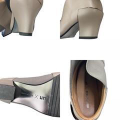 186000 ISSEY MIYAKE イッセイミヤケ ISSEY MIYAKE UNITED NUDE コラボ・Wrap Bootie Mid Taupe 1.02381E+11  グレー/レザー レディース [1000023933254]の画像
