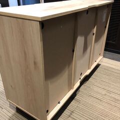 【展示品・未使用品】サイドボード キャビネット 収納棚 リビング収納 🚚自社配送時💳代引き可🚚(現金、クレジット、スマホ決済対応)の画像