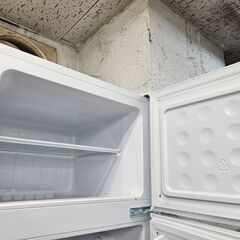 【リサイクルショップどりーむ鹿大前店】No.294　2ドア冷蔵庫　ハイアール　2022年製　容量130L　1人暮らしに最適なサイズです♪の画像