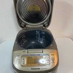 【パナソニック】5.5合 炊飯器 IH式 の画像