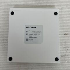I・O DATE DVRP-UT8LW ポータブルDVDドライブ パールホワイト 動作確認済 周辺機器 美品 アイオーデータ USB3.0/2.0 Y2129の画像