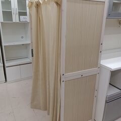 リユースのサカイ栃木店★ジモティ割あり★  ラック ベージュ W115×D55×H173 クリーニング済み TC10392の画像
