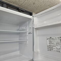 【リサイクルショップどりーむ鹿大前店】No.2544　2ドア冷蔵庫　ニトリ　2020年製　容量106L　※パッキン汚れ・冷蔵パーツ欠品あり(´;ω;｀)の画像