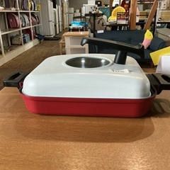 グリルパン✨ 京セラ セラブリッド IH対応❗️ オシャレ 調理器具 蒸し・焼く可能❗️　白 黒 赤の画像