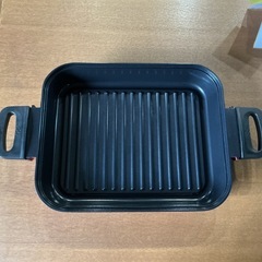 グリルパン✨ 京セラ セラブリッド IH対応❗️ オシャレ 調理器具 蒸し・焼く可能❗️　白 黒 赤の画像