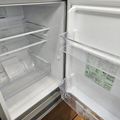 【リサイクルショップどりーむ鹿大前店】No.2523　2ドア冷蔵庫　AQUA　2019年製　容量126L　※パーツ一部破損あり(´;ω;｀)の画像