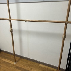 突っ張り棒　ハンガーラック　2段の画像