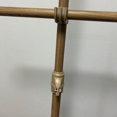 突っ張り棒　ハンガーラック　2段の画像