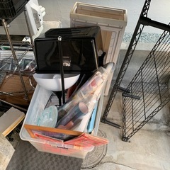 毎月恒例の　雑品まとめ　ゲーム　おもちゃ　ステンレスラック　家電　の画像