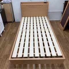 ジモティー限定価格！⭐ S755 シングルベッド レイコージャパン ポケットコイル 幅100cm USED 綺麗の画像