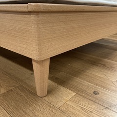 ジモティー限定価格！⭐ S755 シングルベッド レイコージャパン ポケットコイル 幅100cm USED 綺麗の画像