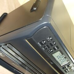 【紋別市発】Dainichi 小型ファンヒーター　ブルーヒーター FW-KS3723SGX　ストーンブラック 木造10畳/コンクリート13畳　2023年製　リモコン欠品　点火燃焼確認　引取り限定　の画像