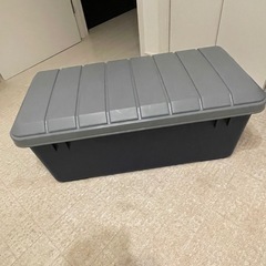 大型フタ付き収納ボックスの画像