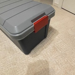 大型フタ付き収納ボックスの画像