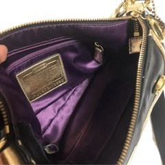 【希少品】COACH レザーショルダーバッグ ポピー　本革の画像