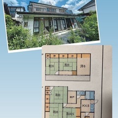 🏠一戸建て賃貸㊗️ 川俣町　庭付き🪴大きなお家です