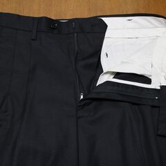 【2点で3,000円 未着用】その① UNIQLO スリムドレスチノ ブラックの画像