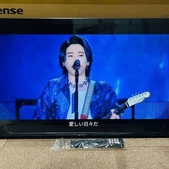 2025.08.21 購入 43インチ 4Kチューナー 内蔵 ハイセンス  43E6K 液晶テレビの画像