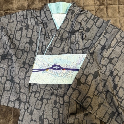 【新品未使用】京都手描友禅 蝋彩染 中嶋剛司 名古屋帯