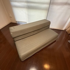 ニトリ ソファになるマットレス セミダブルの画像