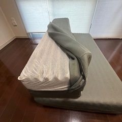 ニトリ ソファになるマットレス セミダブルの画像