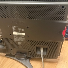 20インチシャープテレビの画像